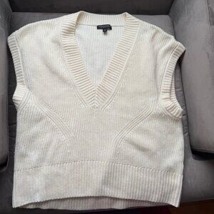 Banana Republic oversized chunky merino wool vest